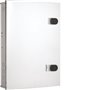 HAGER, 16 Way, TPN Vertical, Double Door, novello DB