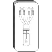 GALA, 70-150 SQ.MM., INDOOR END TERMINATION KIT,3 CORE,1.1kV