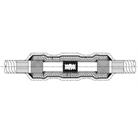 GALA, 70-185 SQ.MM., Heat Shrinkable STRAIGHT THROUGH JOINTING KIT,1 CORE,UPTO 33kV