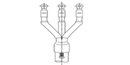 GALA, 120 SQ.MM., INDOOR TERMINATION KIT