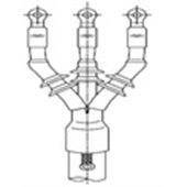 GALA, 50-95 SQ.MM., OUTDOOR TERMINATION KIT,3 CORE,UPTO 6.6/11kV