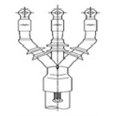 GALA, 16-35 SQ.MM., OUTDOOR TERMINATION KIT,3 CORE,UPTO 6.6/11kV(UE/E)