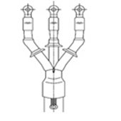 GALA, 400-500 SQ.MM., OUTDOOR TERMINATION KIT,3 CORE,UPTO 6.6kV(E)