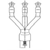 GALA, 120-185 SQ.MM., INDOOR TERMINATION KIT,3 CORE,UPTO 6.6/11kV(UE/E)