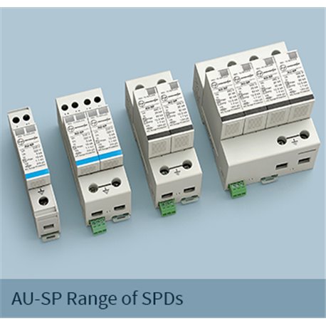 L&T, 100kA, 3 Pole+N, Type 1+2, SPD