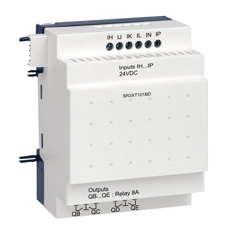 SCHNEIDER, 24V DC, I/O Extension Module, Zelio Logic SMART RELAY