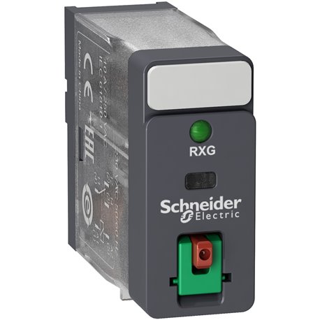 SCHNEIDER, 48V AC, 10A, LTB+LED, Zelio RXG Interface PLUG-IN RELAY