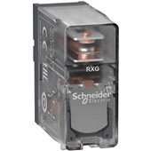 SCHNEIDER, 120V AC, 10A, Clear, Zelio RXG Interface PLUG-IN RELAY