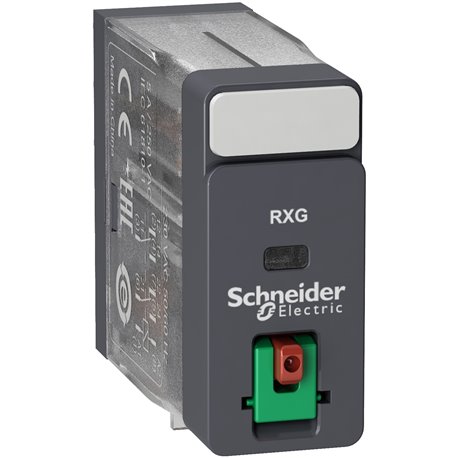 SCHNEIDER, 220V AC, 5A, LTB-LED, Zelio RXG Interface PLUG-IN RELAY