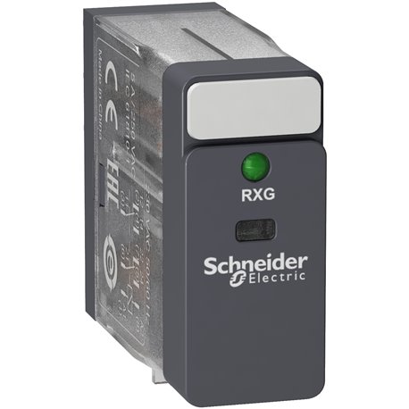 SCHNEIDER, 24V AC, 5A, LTB+LED, Zelio RXG Interface PLUG-IN RELAY