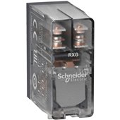 SCHNEIDER, 230V AC, 5A, Clear, Zelio RXG Interface PLUG-IN RELAY