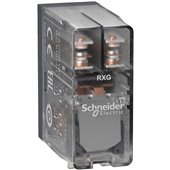 SCHNEIDER, 110V DC, 5A, Clear, Zelio RXG Interface PLUG-IN RELAY