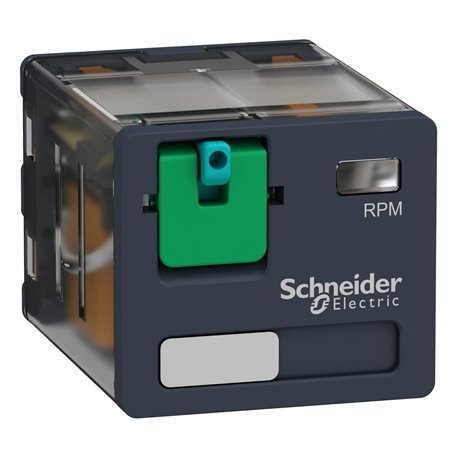 SCHNEIDER, 110V DC, 15A, Zelio RPM POWER PLUG-IN RELAY