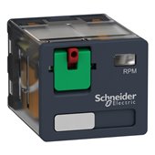 SCHNEIDER, 120V AC, 15A, Zelio RPM POWER PLUG-IN RELAY