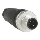 SCHNEIDER, M12, 4 Pin, MAIL CONNECTOR