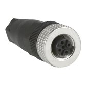 SCHNEIDER, M12, 4 Pin, FEMAIL CONNECTOR