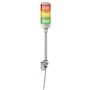 SCHNEIDER, 24V DC, Without Buzzer, XVGB3 MONOLITHIC TOWER LIGHT