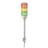 SCHNEIDER, 24V DC, Without Buzzer, XVGB3T MONOLITHIC TOWER LIGHT