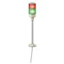 SCHNEIDER, 24V DC, Without Buzzer, XVGB2H MONOLITHIC TOWER LIGHT