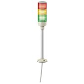 SCHNEIDER, 24V DC, Without Buzzer, XVGB3H MONOLITHIC TOWER LIGHT