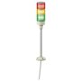 SCHNEIDER, 24V DC, Without Buzzer, XVGB3H MONOLITHIC TOWER LIGHT