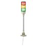 SCHNEIDER, 24V DC, With Buzzer, XVGB3SM MONOLITHIC TOWER LIGHT