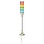 SCHNEIDER, 24V DC, With Buzzer, XVGB4SM MONOLITHIC TOWER LIGHT