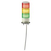 SCHNEIDER, 24V DC, Without Buzzer, XVGB3W MONOLITHIC TOWER LIGHT