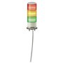 SCHNEIDER, 24V DC, Without Buzzer, XVGB3W MONOLITHIC TOWER LIGHT