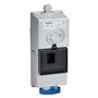 SCHNEIDER, 32A, 200-250V, IP65 Isoblock Interlock Socket