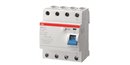 ABB, 4 Pole, 100A, Type F204 AC-100/0.1 RCCB