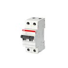 ABB, 2 Pole, 6A, SB202 M-D, C-CURVE MCB