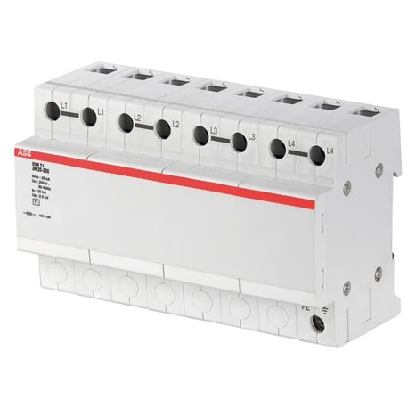 ABB, 3 Pole+N, 255V, 25kA, TYPE 1-SPARK GAP, SPD