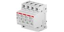 ABB, 3 Pole+N, 440V, 12.5kA, TYPE 1+2-METAL OXIDE VARISTOR, SPD