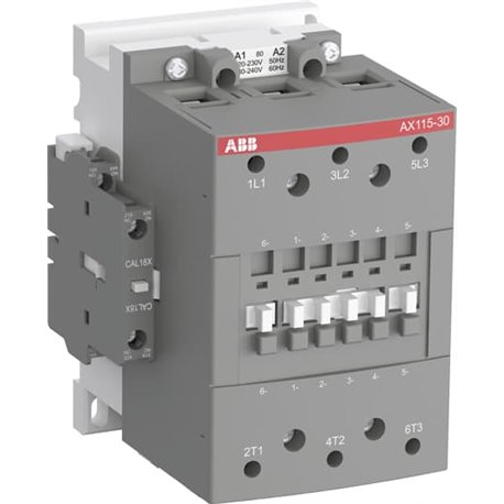 ABB, 115A, 3 Pole, 24V AC, AX CONTACTOR