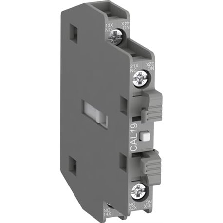 ABB, 2 Pole, CAL19-11B Type, Add On Block for CONTACTOR