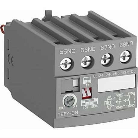 ABB, 0.1-1s, ON Delay, TEF4 ON Type, Electronic Timer for CONTACTOR