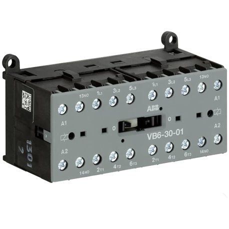 ABB, 9A, 3 Pole, 24V AC, MINI REVERSING CONTACTOR