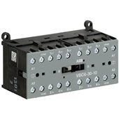 ABB, 9A, 3 Pole, 24V DC, MINI REVERSING CONTACTOR