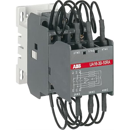 ABB, 12.5kVAr, 3 Pole, 24V AC, UA CONTACTOR FOR CAPACITOR SWITCHING 