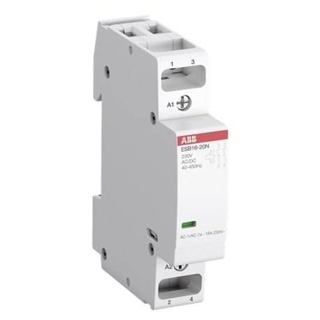 ABB, 230V AC/DC, ESB16-20N-01 Type, ESB INSTALLATION CONTACTOR