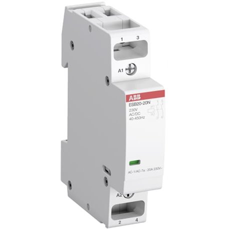 ABB, 24V AC/DC, ESB16-20N-01 Type, ESB INSTALLATION CONTACTOR