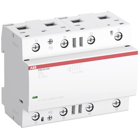 ABB, 24V AC/DC, ESB100-40N-01 Type, ESB INSTALLATION CONTACTOR