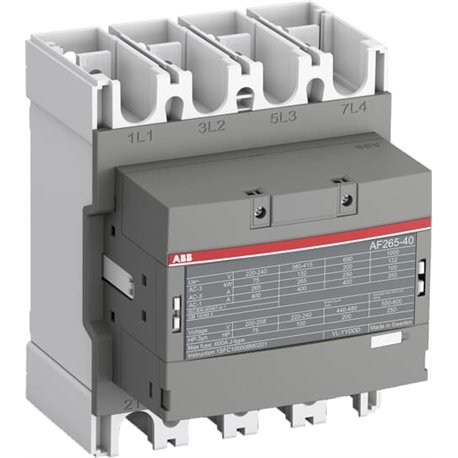 ABB, 400A, 4 Pole, 24-60V AC/DC, AF CONTACTOR