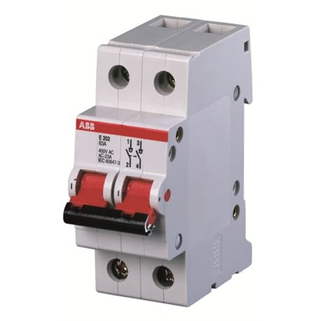 ABB, 2 Pole, 80A, E202/80r ISOLATOR