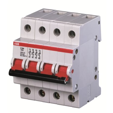 ABB, 4 Pole, 80A, E204/80r ISOLATOR