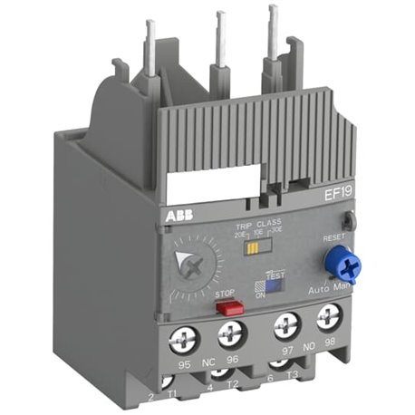 ABB, 1.90-6.30A, EF19-6.3 ELECTRONIC OVERLOAD RELAY