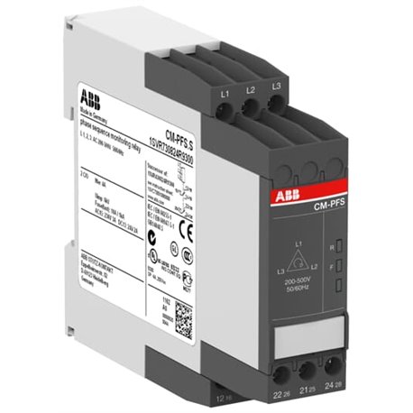 ABB, 3 Phase, 200-500V AC, MEASURING & MONITORING RELAY