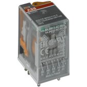 ABB, 48V AC, 2 C/O (SPDT), CR-M048AC2 PLUGGABLE INTERFACE RELAY