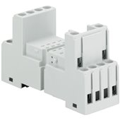 ABB, 2/4 C/O, CR-M4SS Type, Standard Socket for PLUGGABLE INTERFACE RELAY